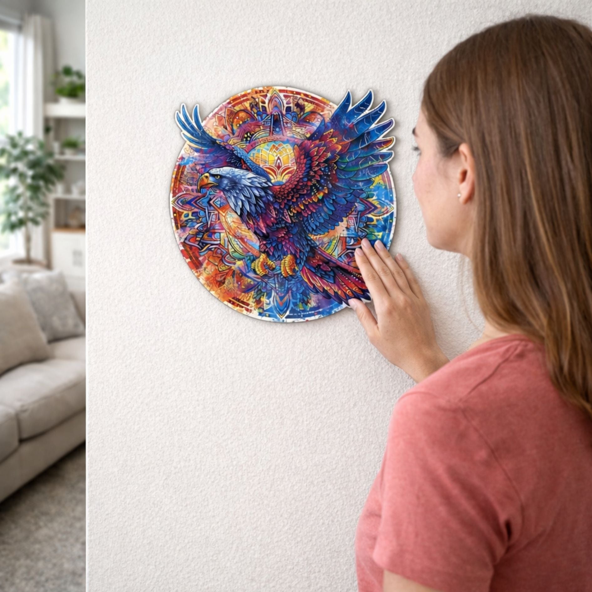 Aigle de la Liberté Puzzle en bois
