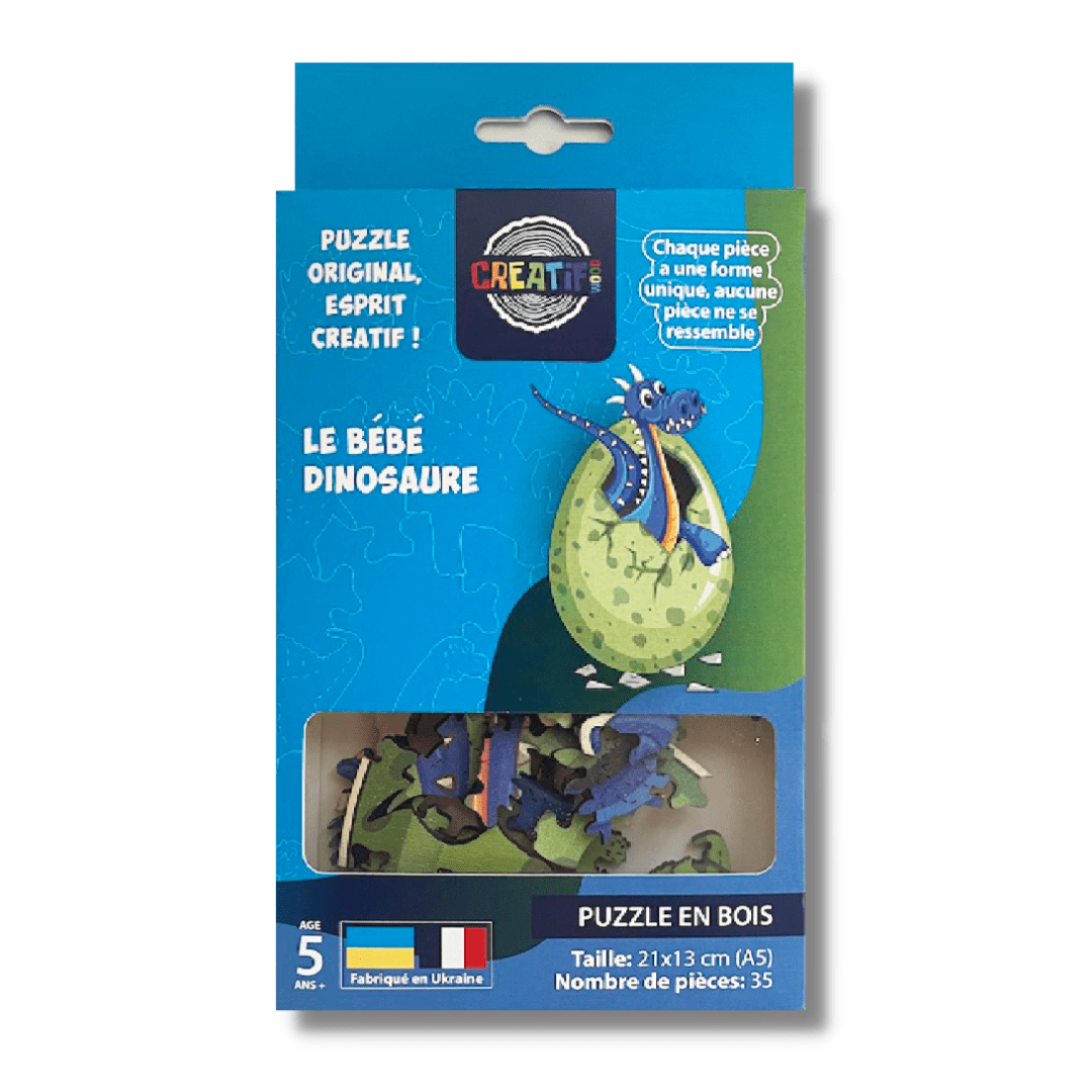 The Baby Dinosaur Wooden Puzzle