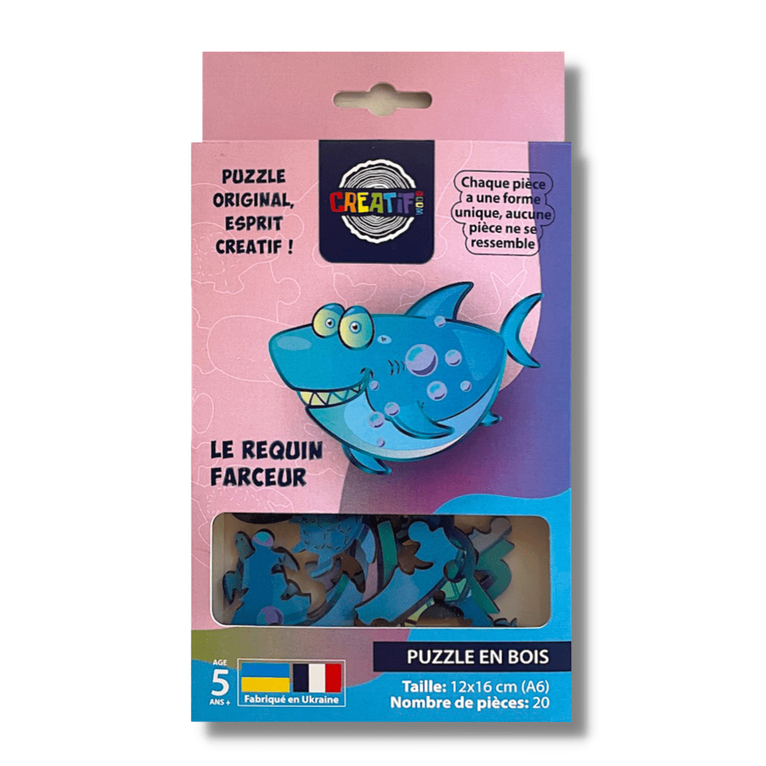 The Tricky Shark Wooden Puzzle