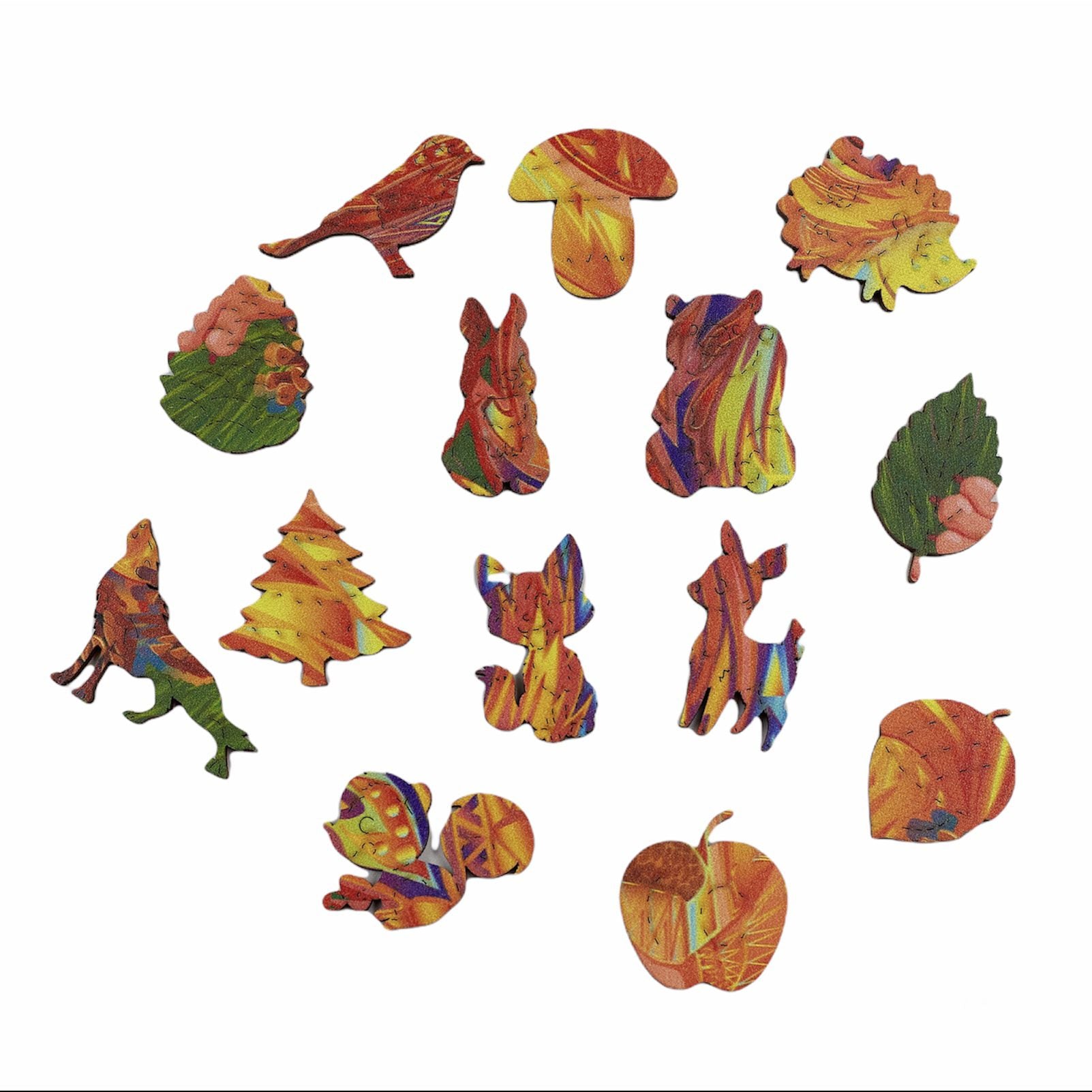 The Fluffy Squirrel Wooden Puzzle