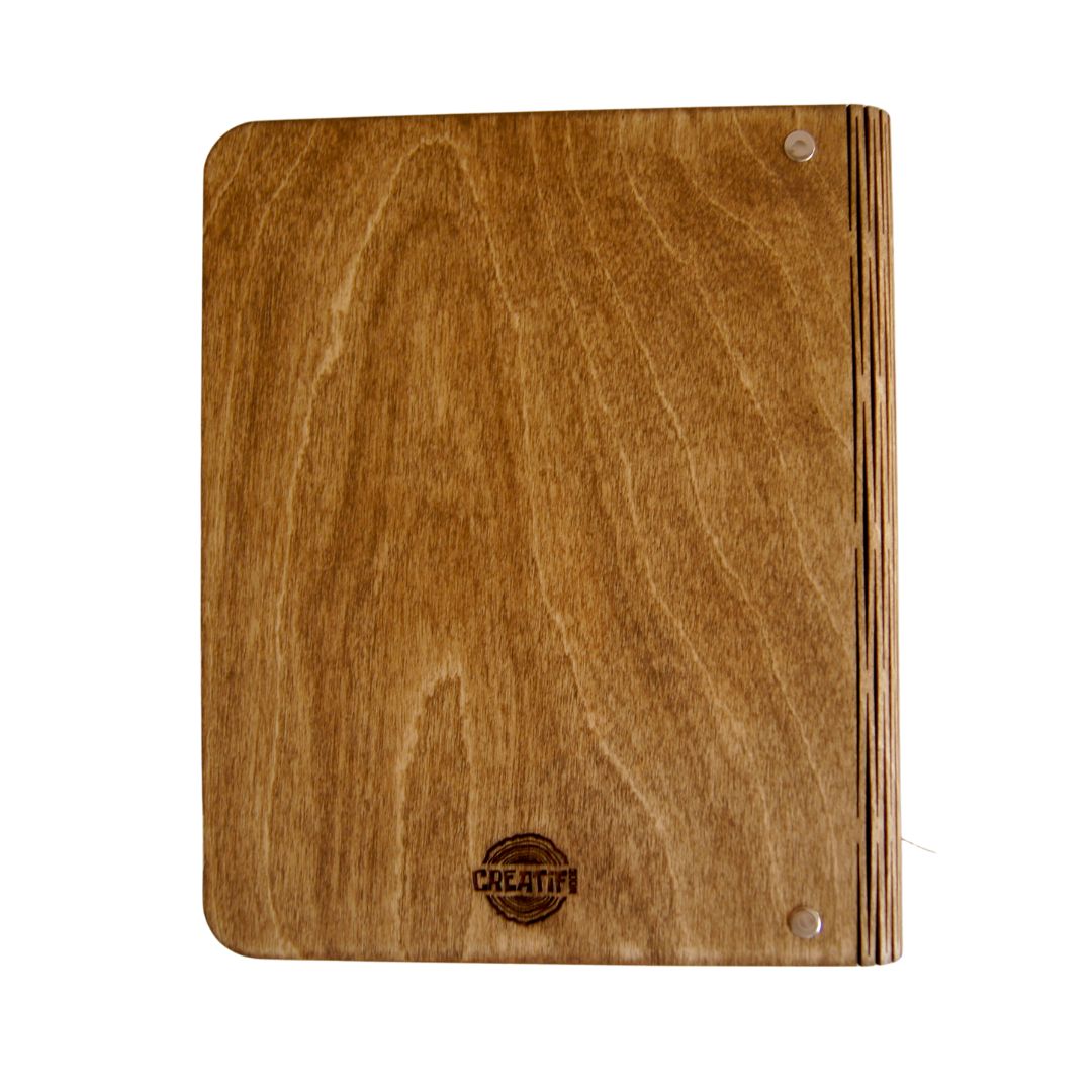 Wooden notebook