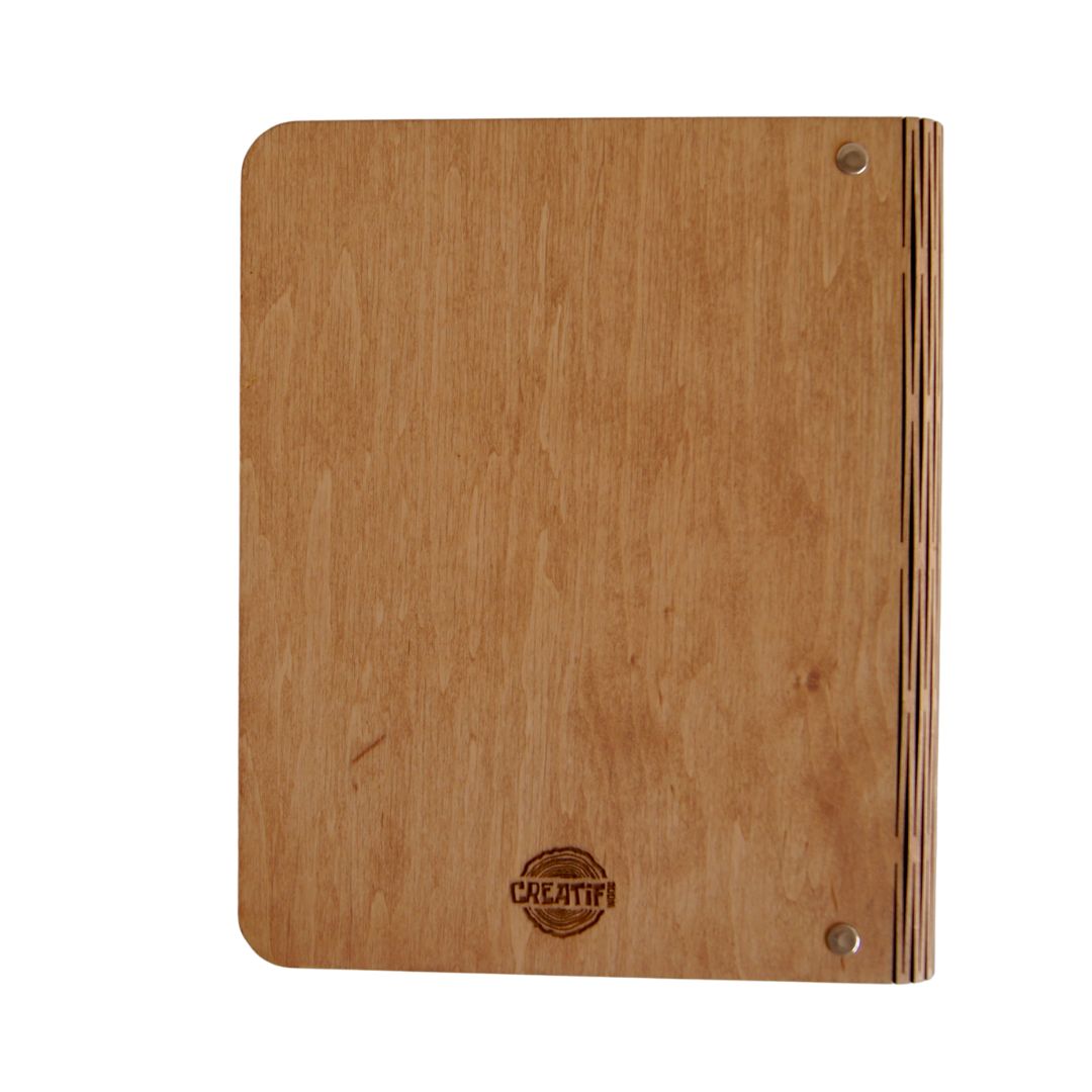 Wooden notebook Unicorn