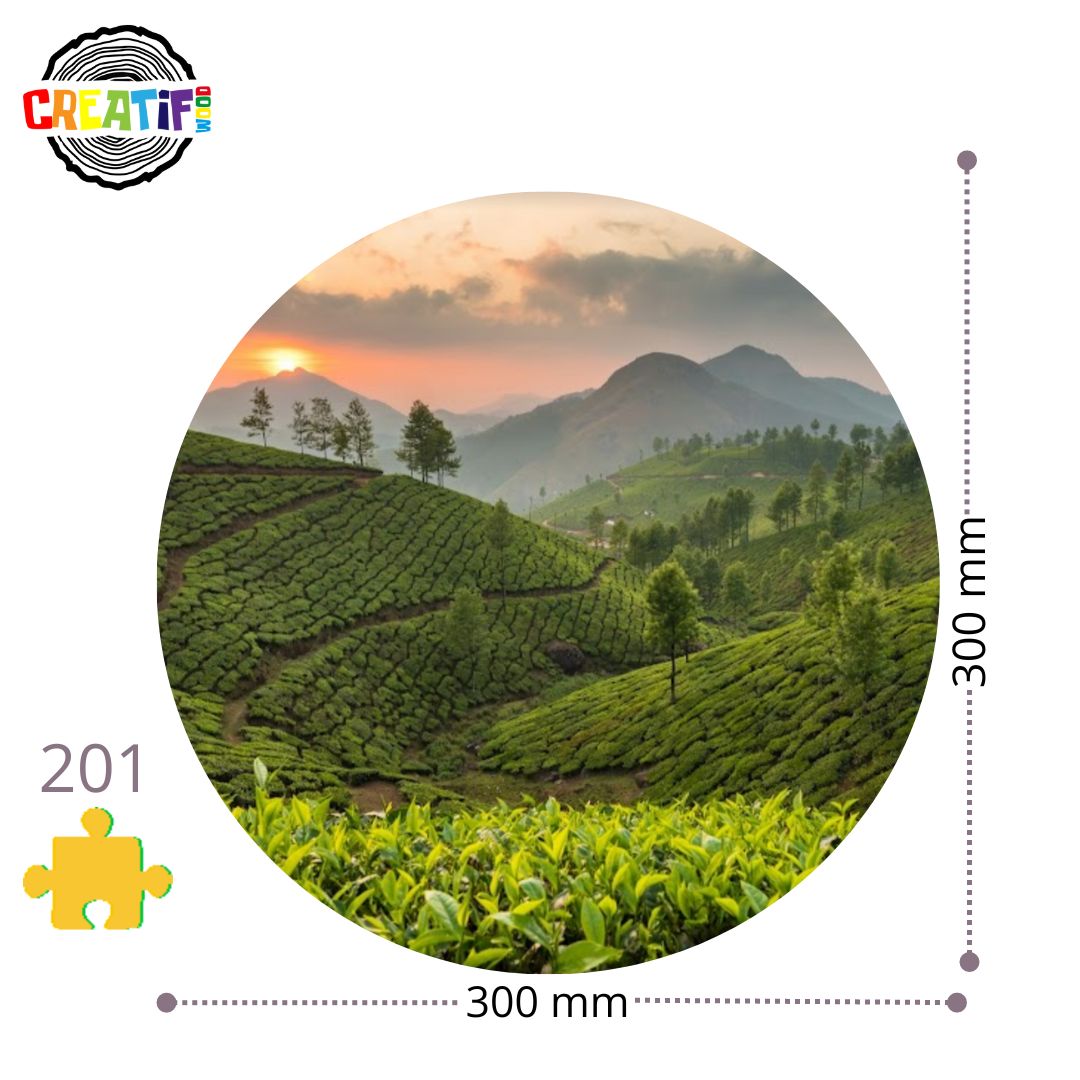 The Tea Field Wooden puzzle