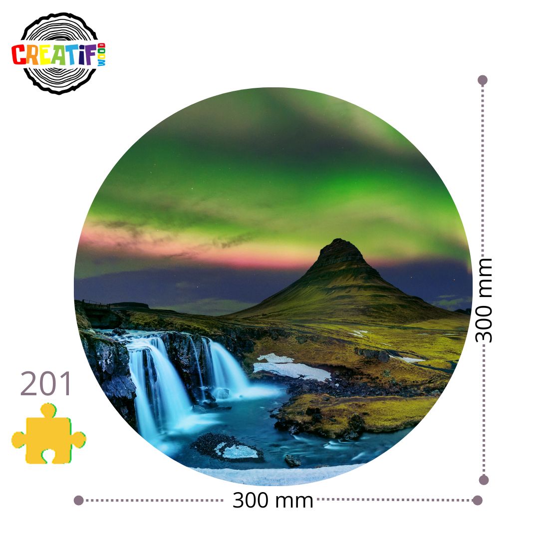 Northern Lights Wooden Puzzle