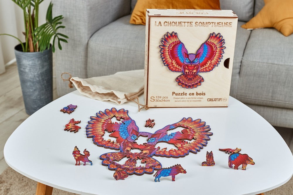 Sumptuous Owl Wooden Puzzle