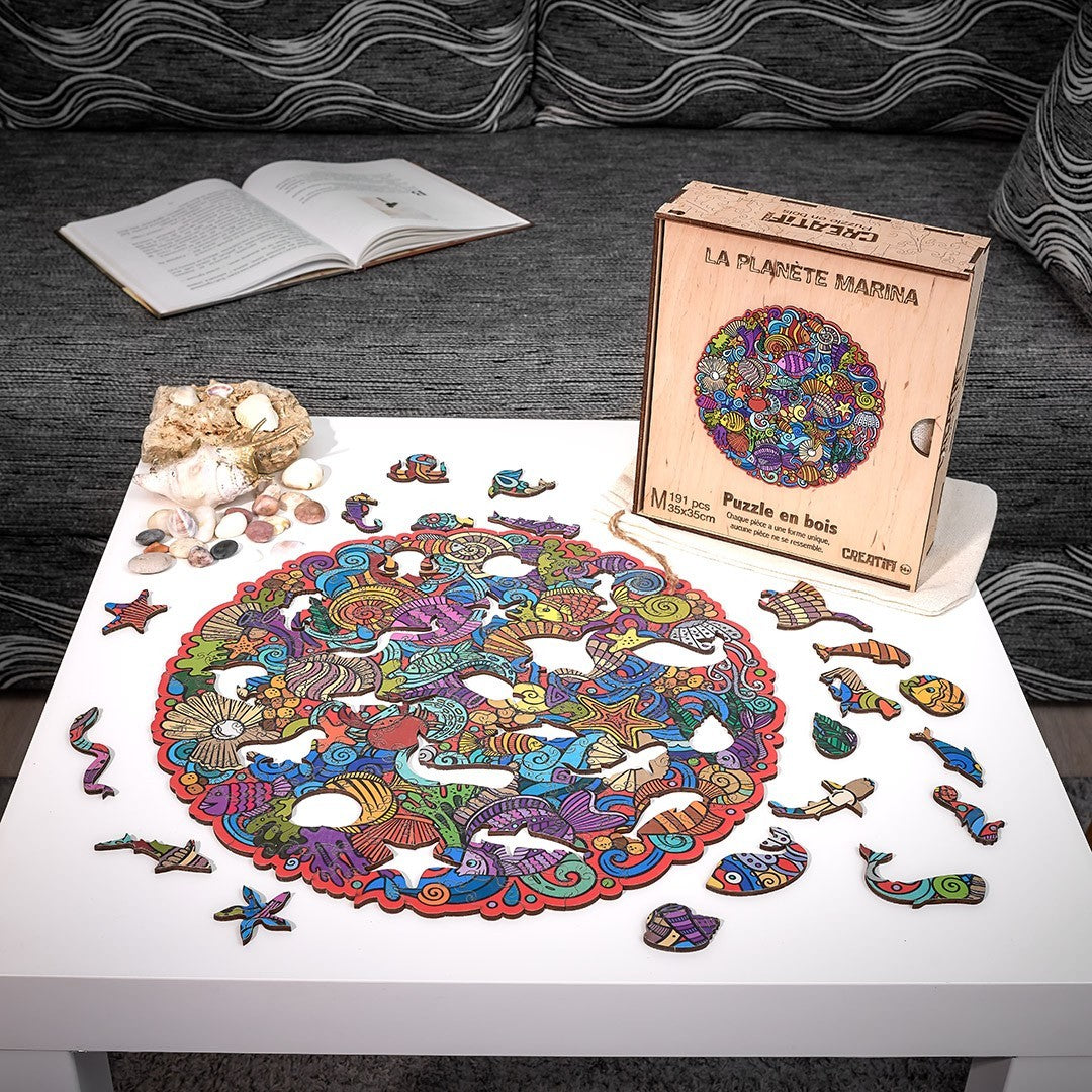 Planet Marina Wooden Puzzle