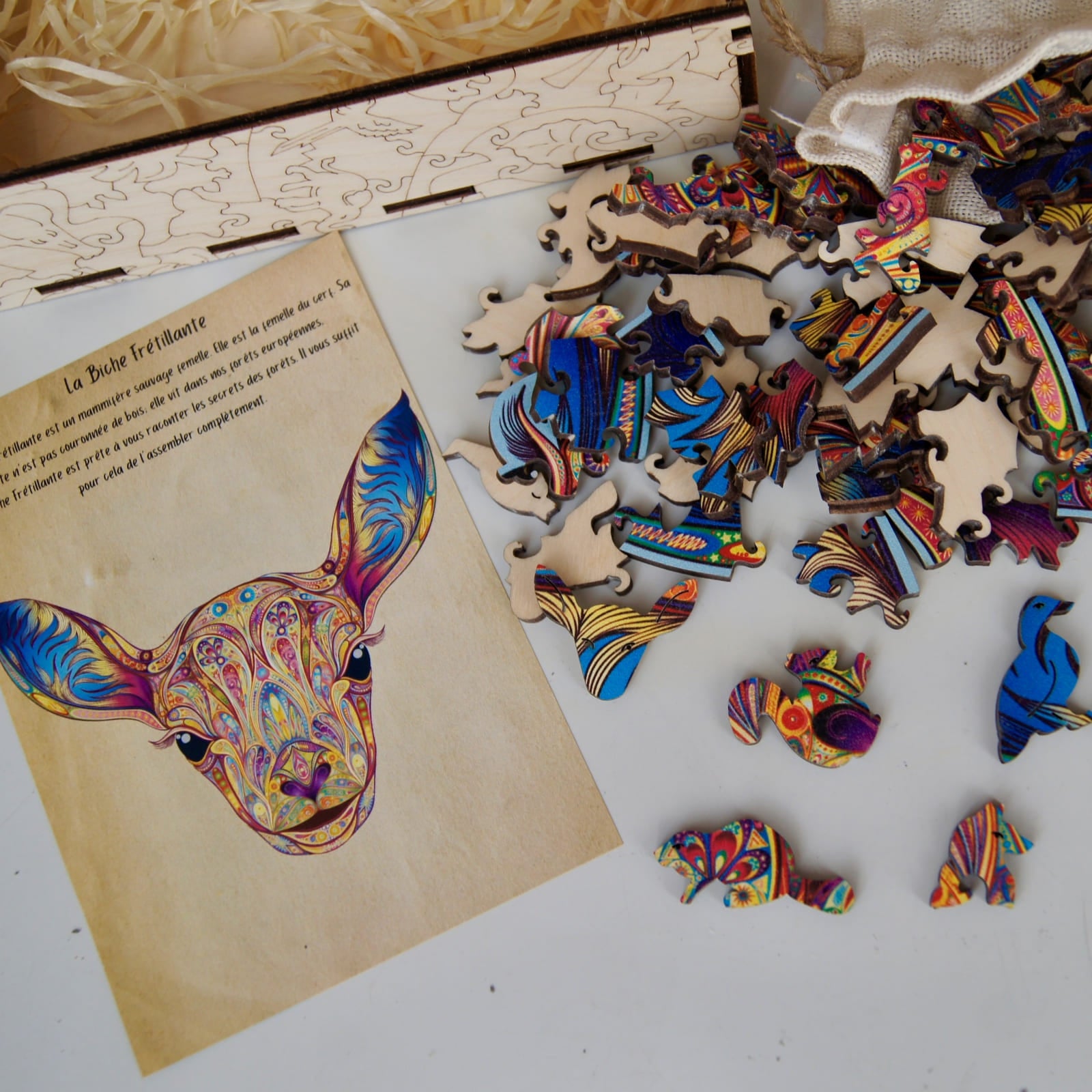 Frisky Doe Wooden Puzzle