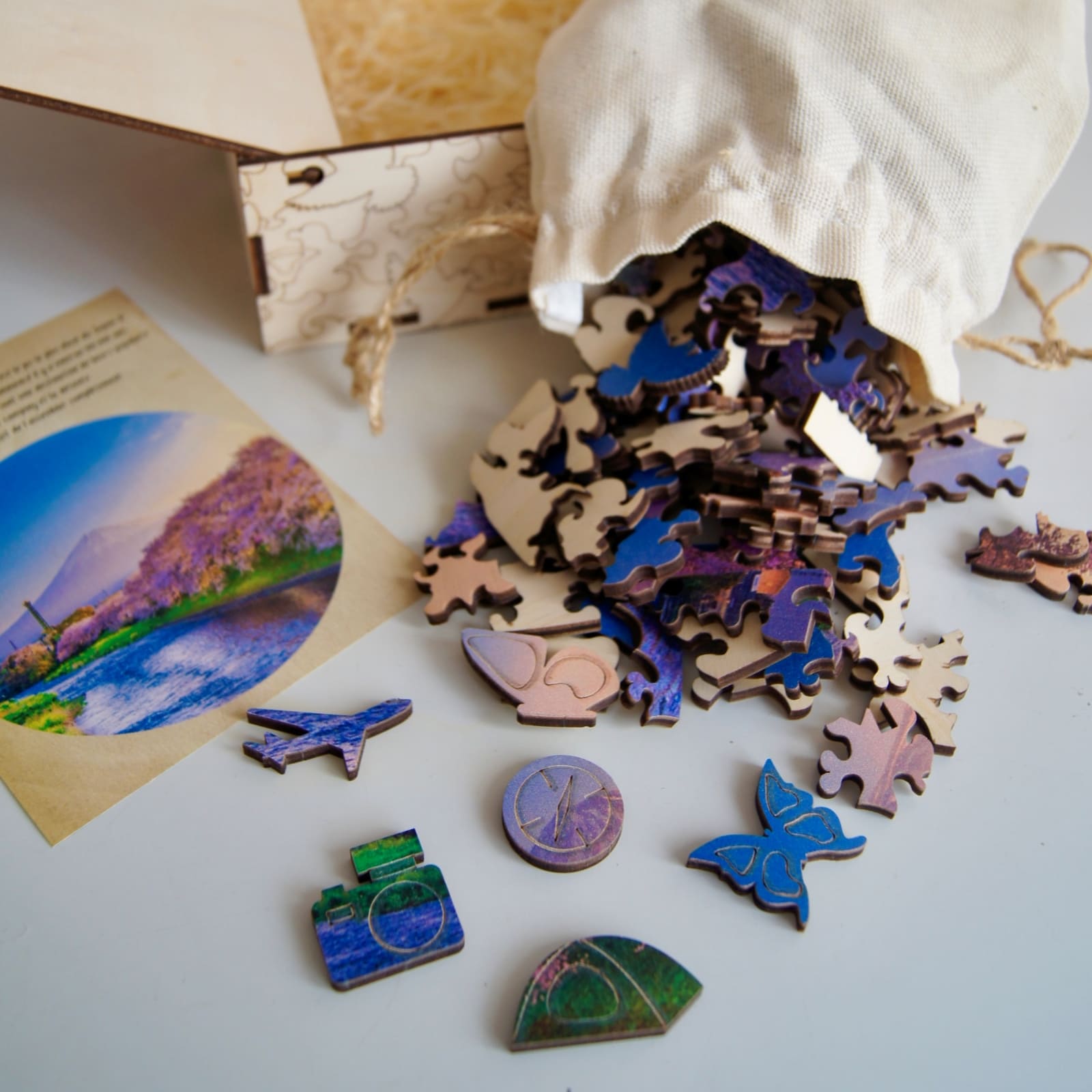 Mount Fuji Wooden Puzzle