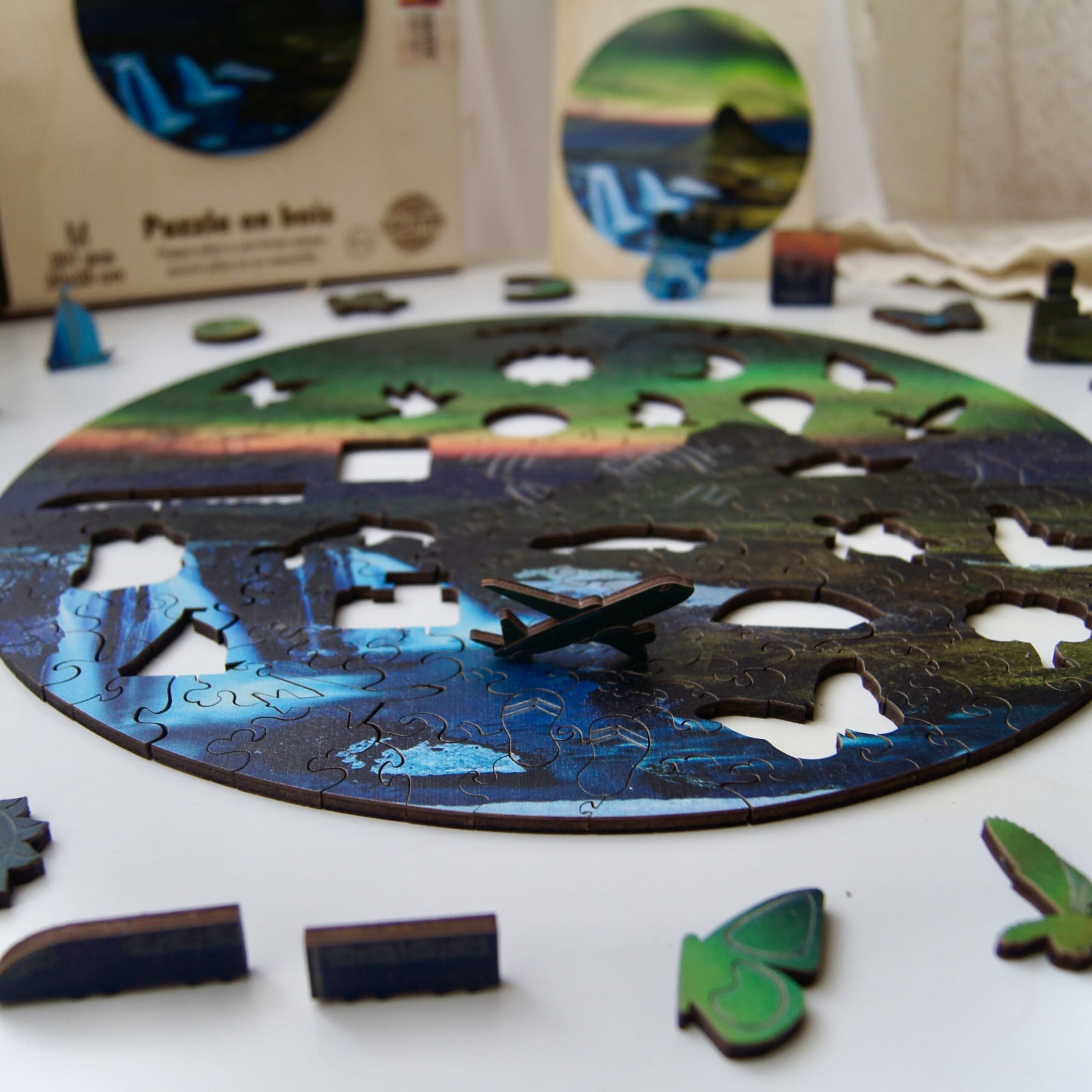 Northern Lights Wooden Puzzle
