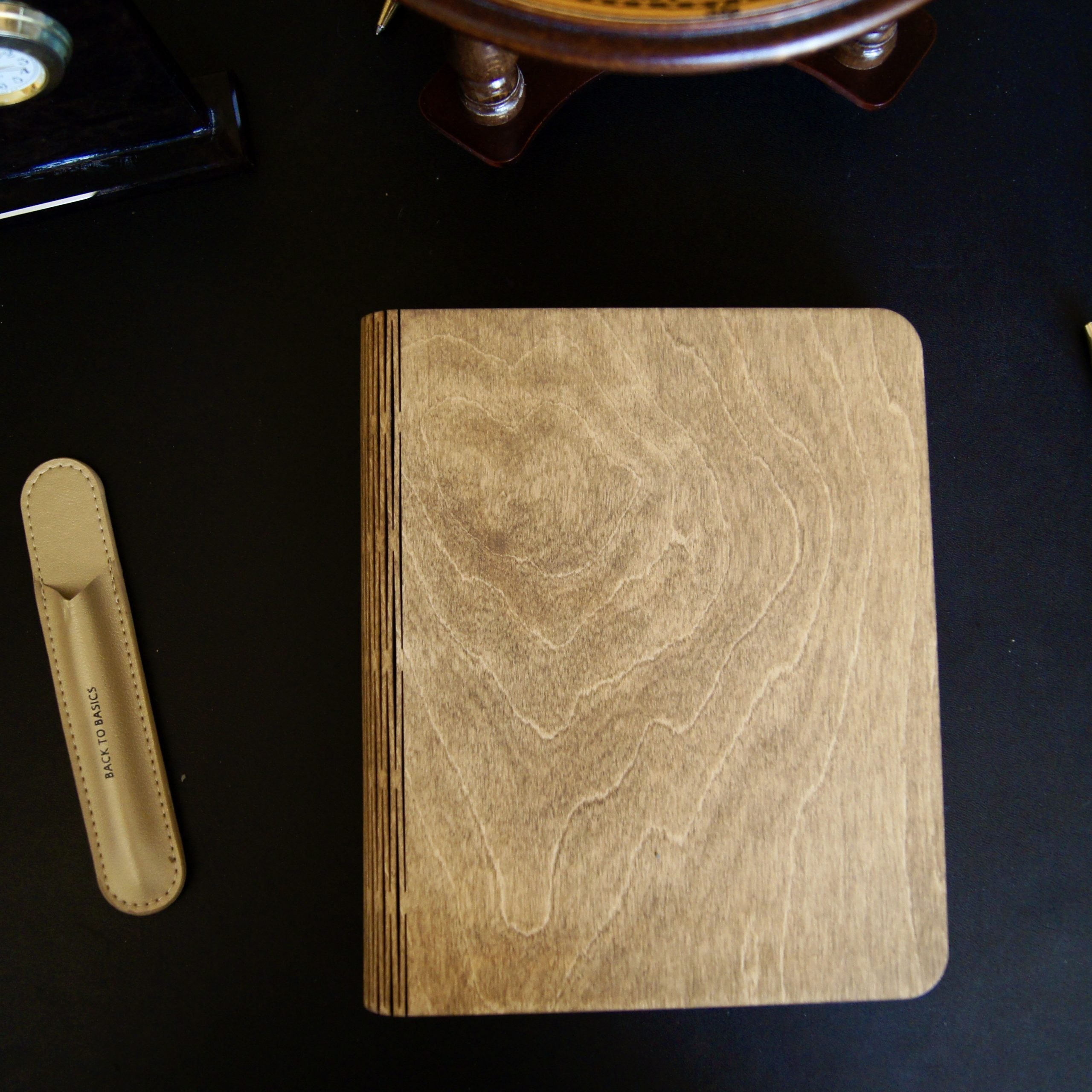 Wooden notebook