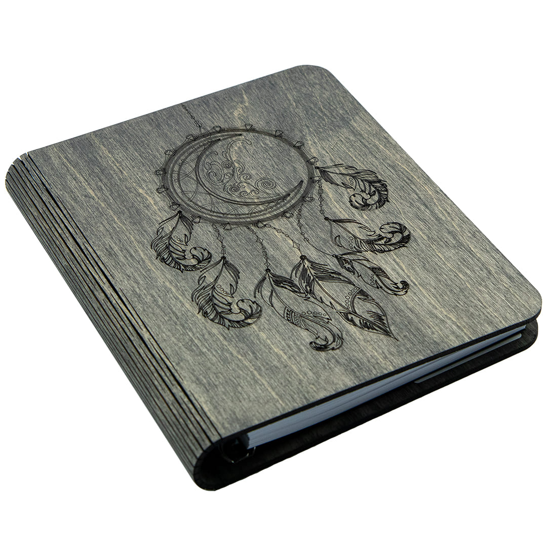 Wooden notebook Dream Catcher