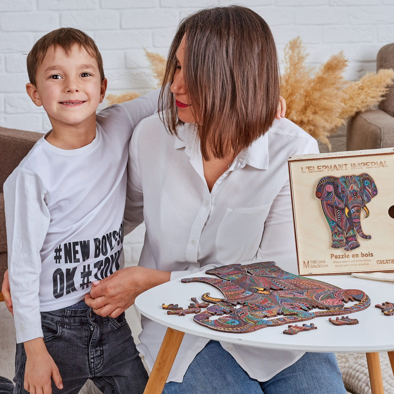 Imperial Elephant, wooden puzzle
