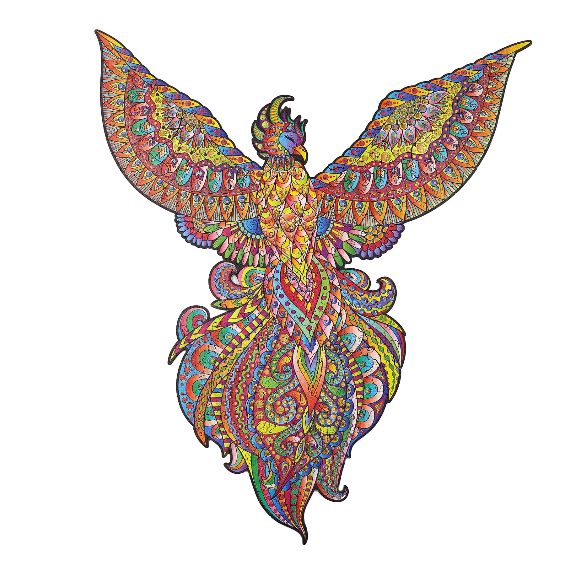 The Flaming Phoenix Wooden Puzzle