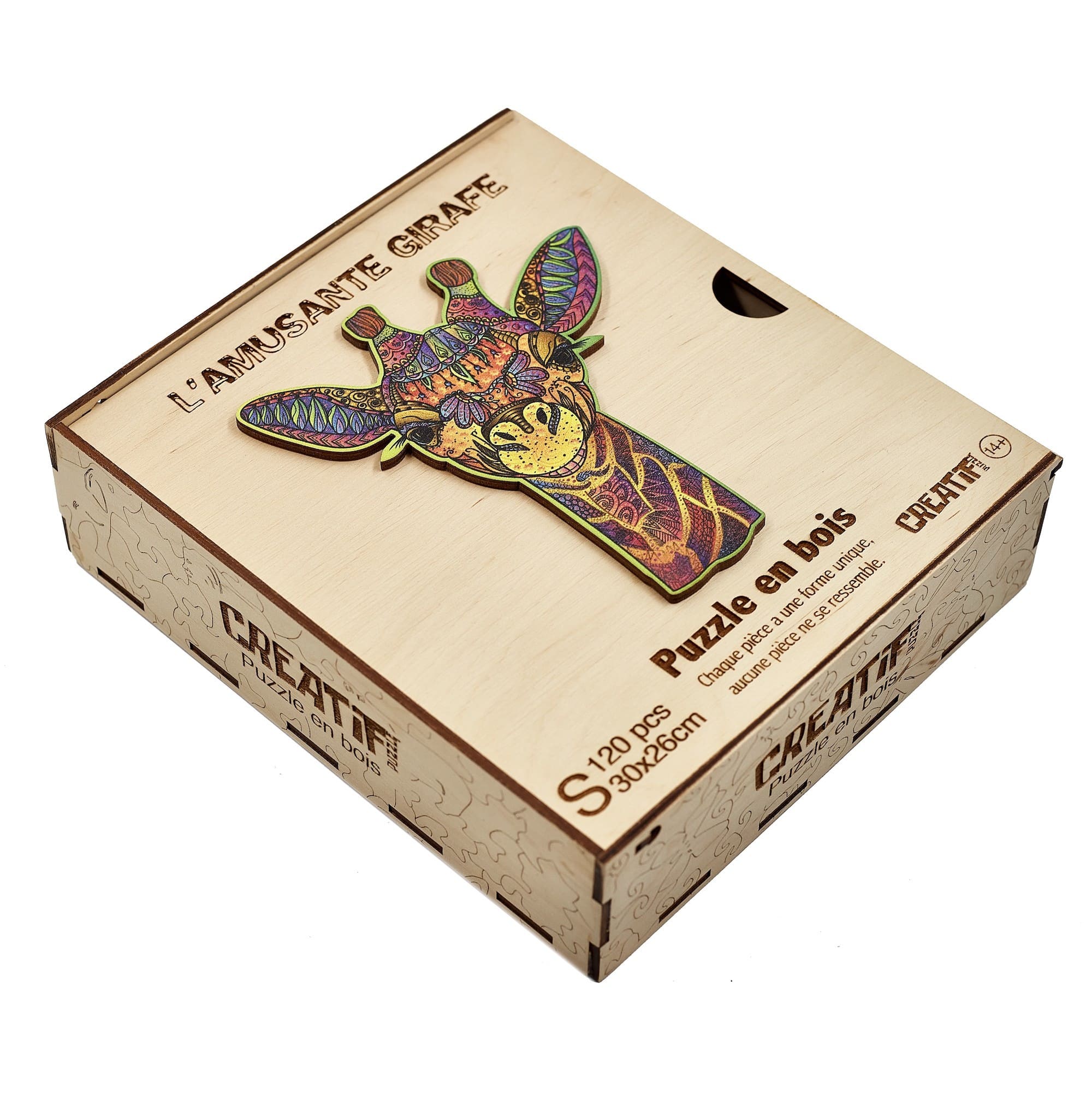 The Funny Giraffe Wooden Puzzle