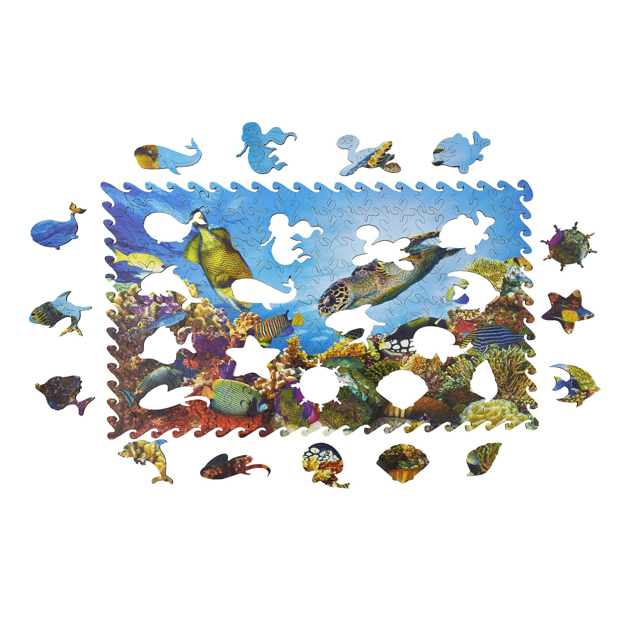 The Coral Oasis Wooden puzzle