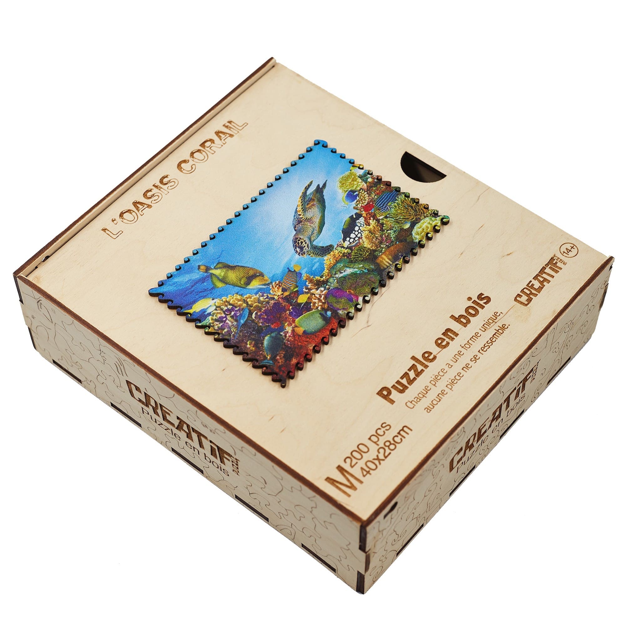 The Coral Oasis Wooden puzzle