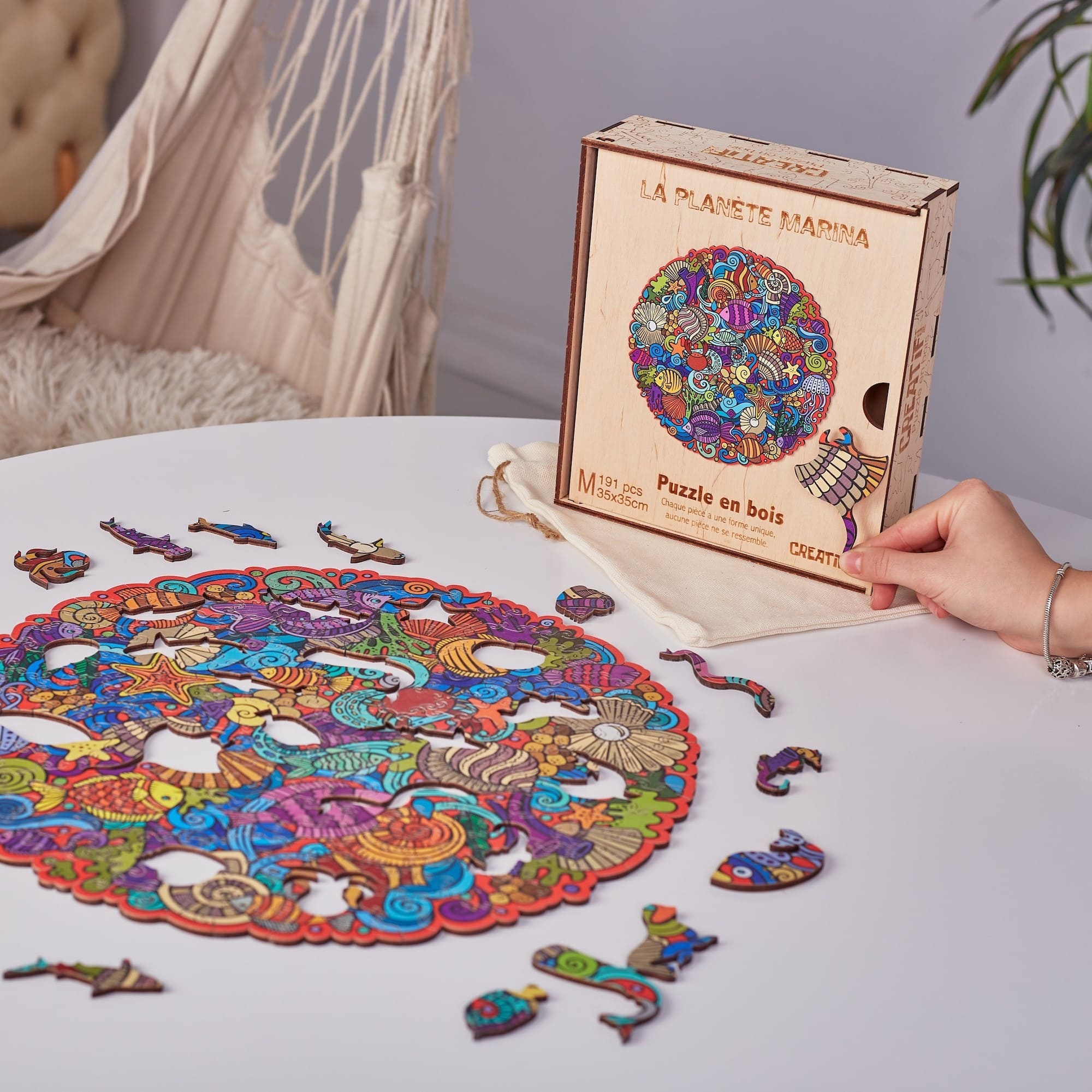 Planet Marina Wooden Puzzle