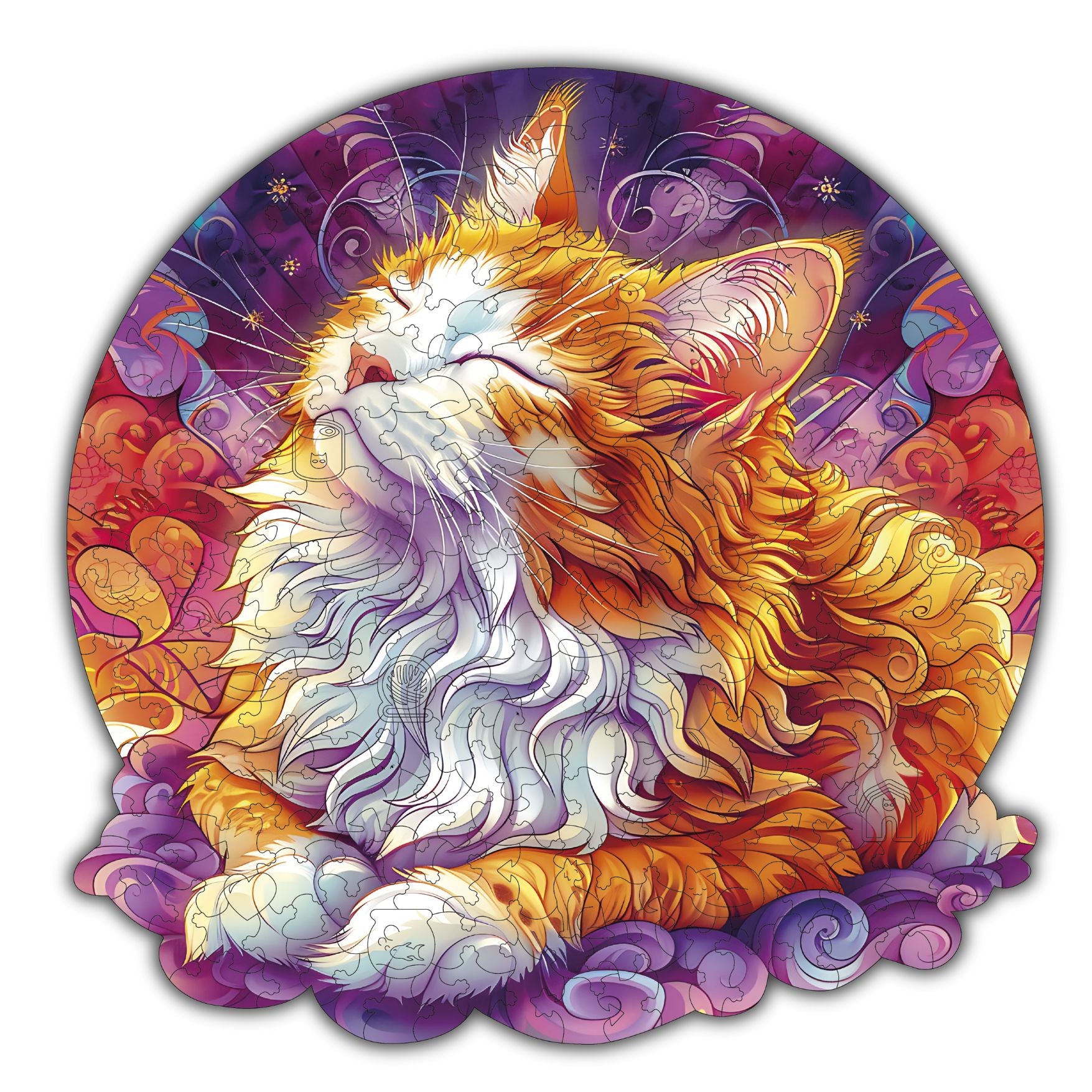 Zen Cat Wooden Puzzle
