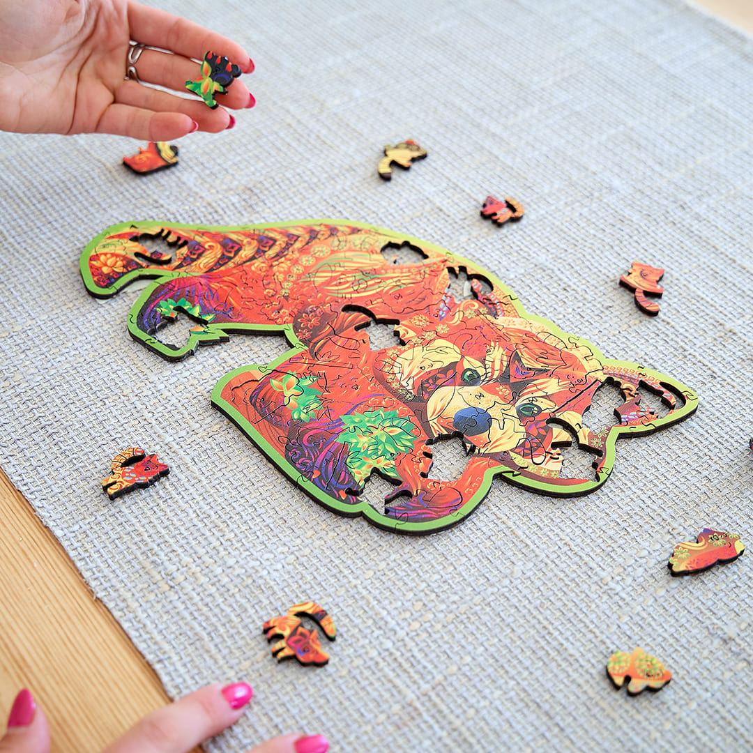 Red Panda Wooden Puzzle