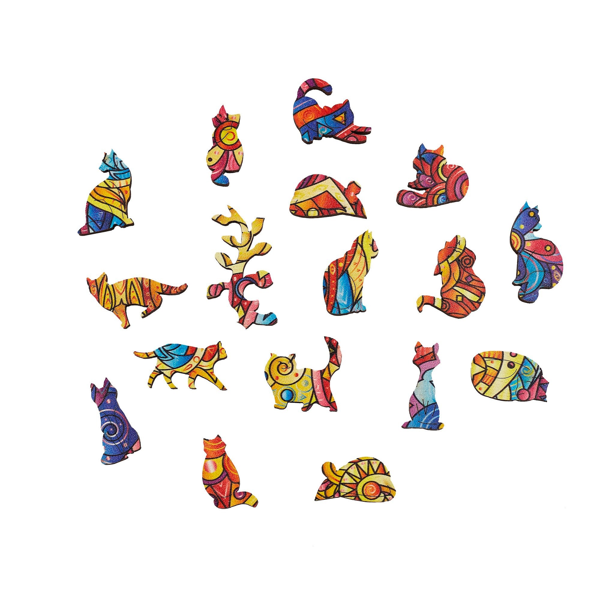 Gentle Cat Wooden Puzzle