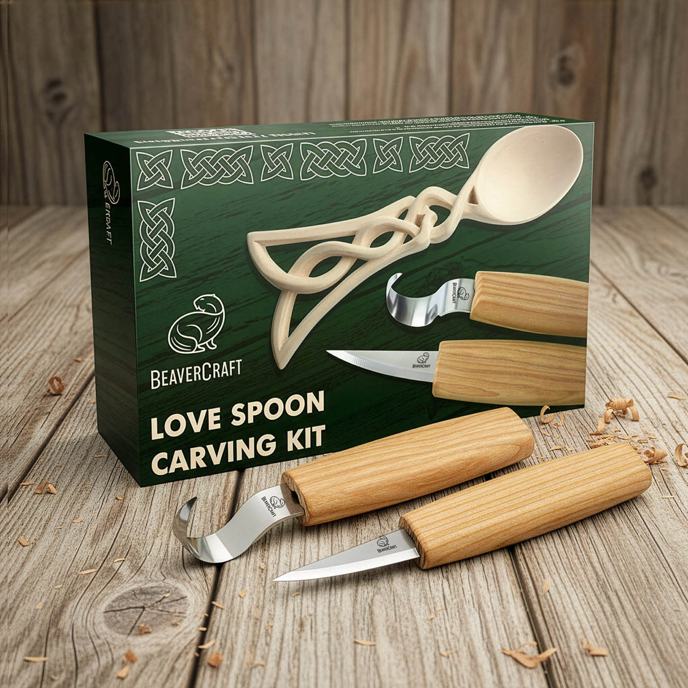 Love Spoon Wood Carving Kit for Beginners