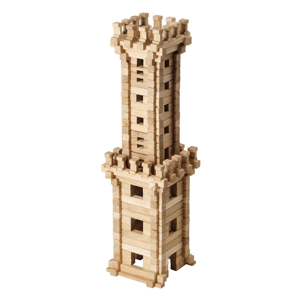 Tower Wooden Construction Set, 213 pieces