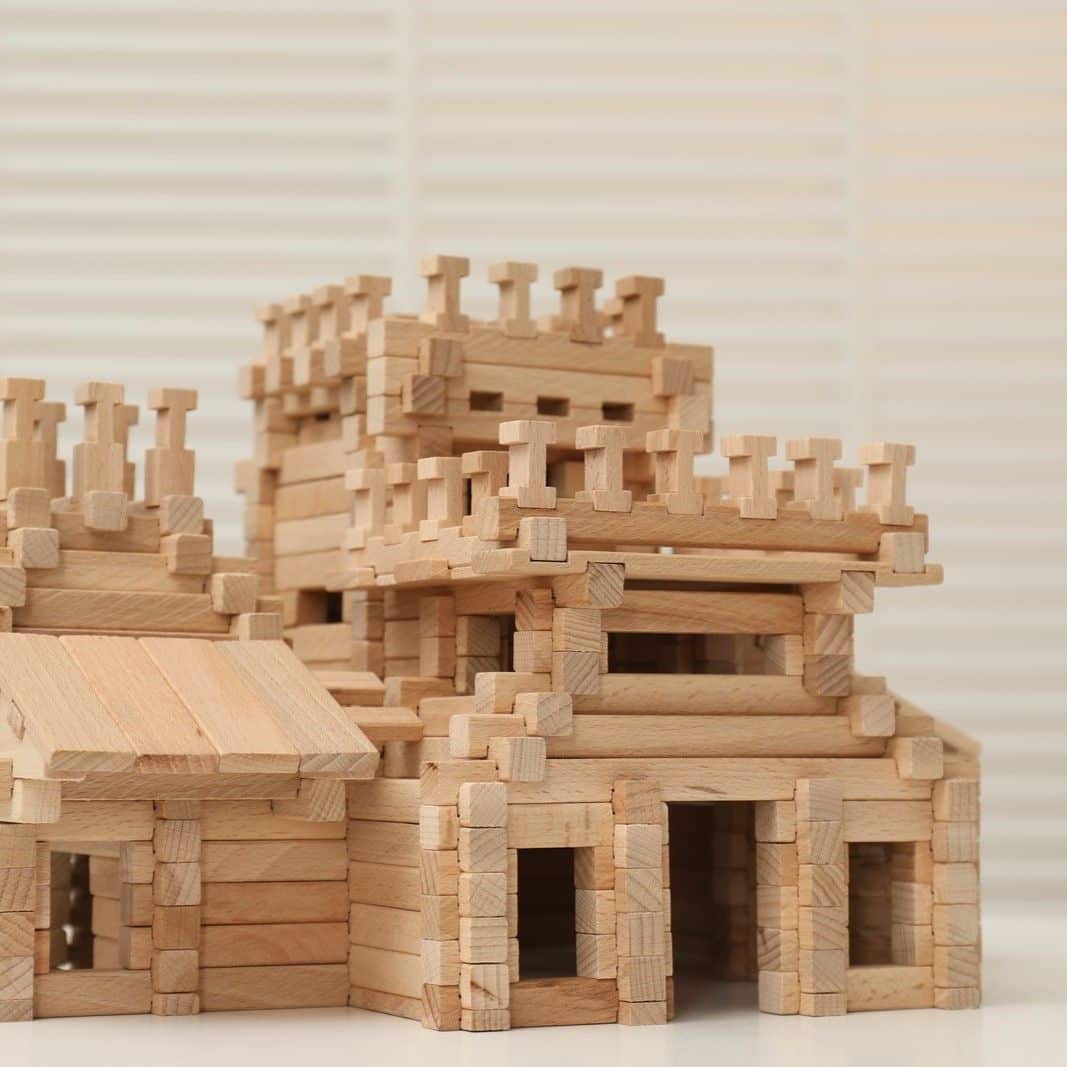 Jeu de construction en bois Château 294 pièces