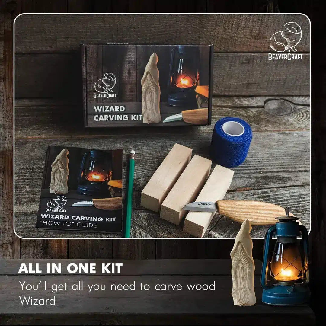 Wood Carving Kit for Beginners – Wizard