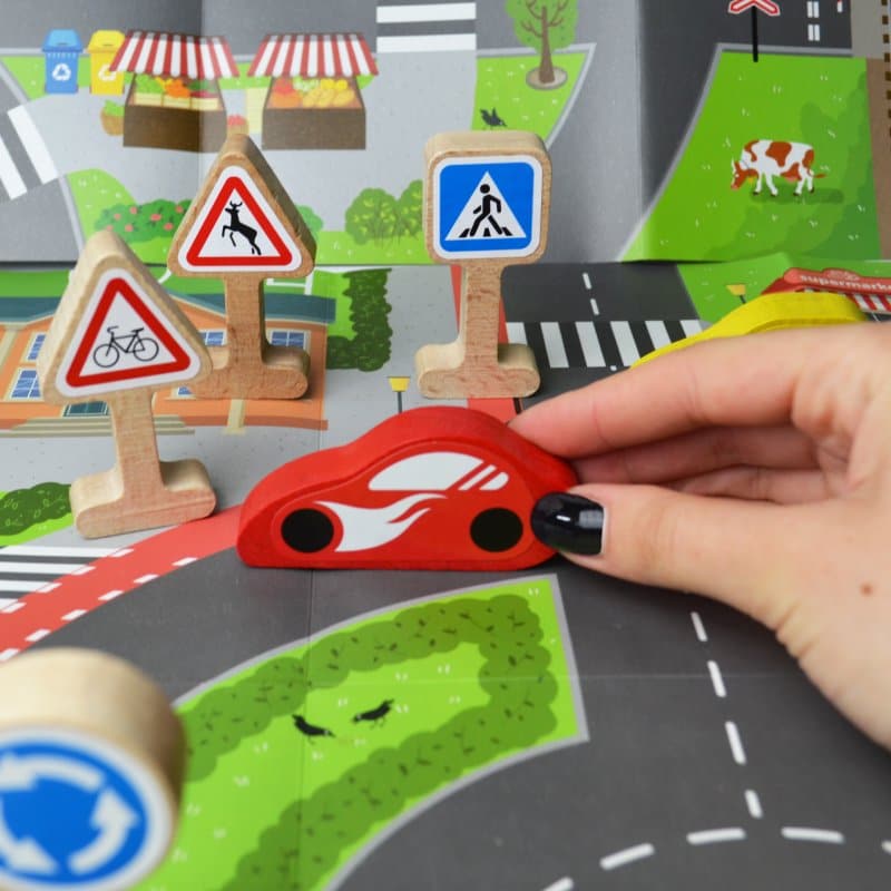 Set de jeu Panneaux routiers 18 pièces