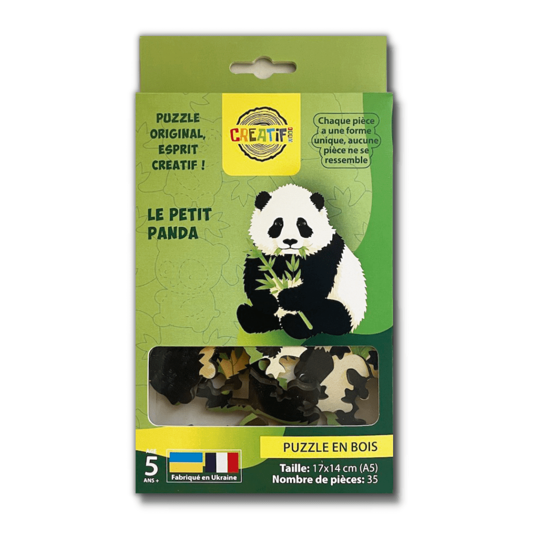 The Little Panda Wooden Puzzle