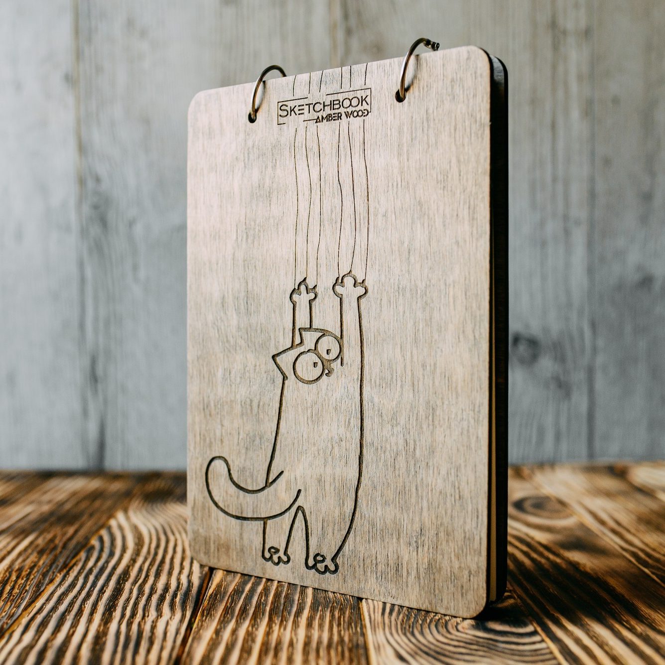 SketchBook 2 Rings Cat