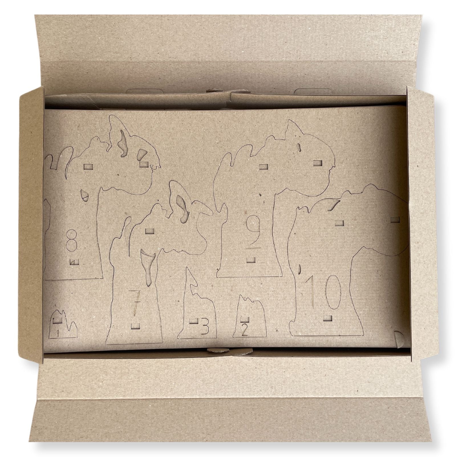 3D cardboard puzzle-sculpture Dragon