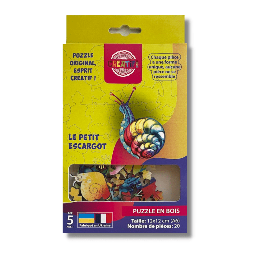 The Little Snail Wooden Puzzle