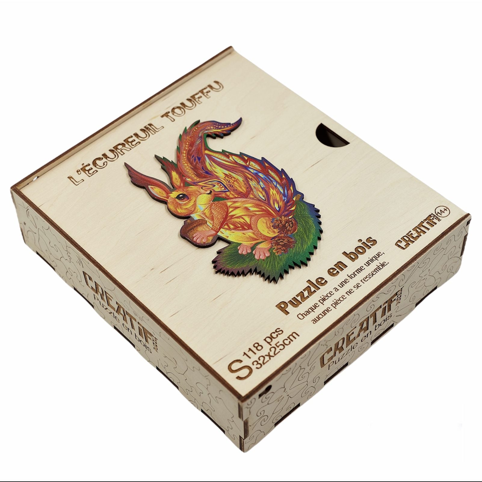 The Fluffy Squirrel Wooden Puzzle