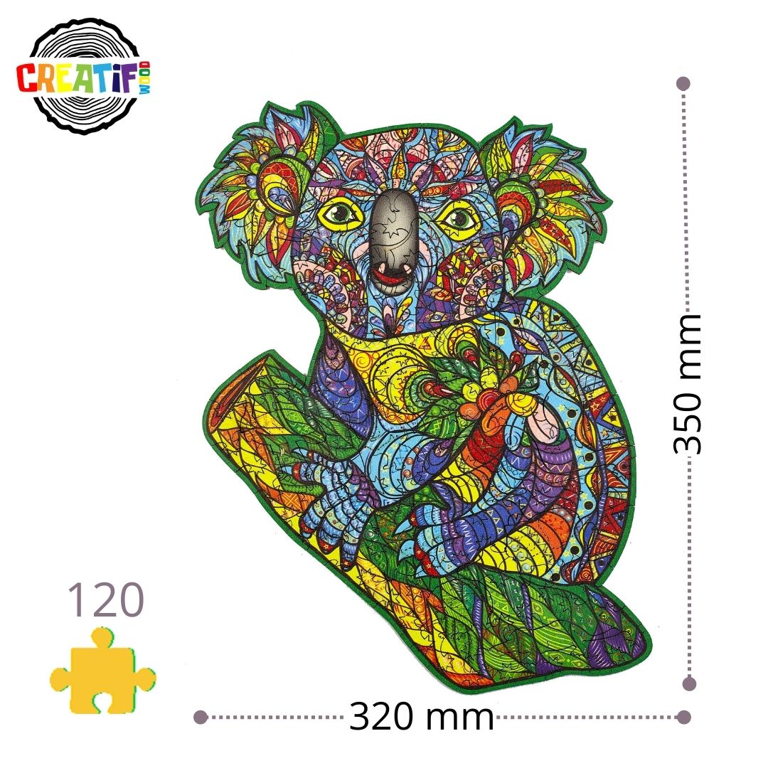 The Adorable Koala Wooden Puzzle