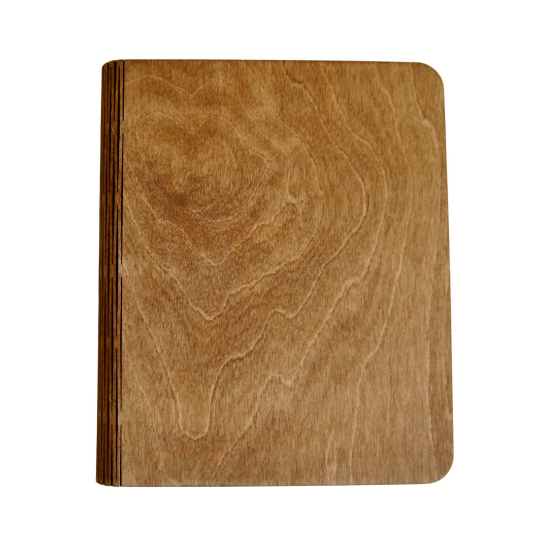 Wooden notebook