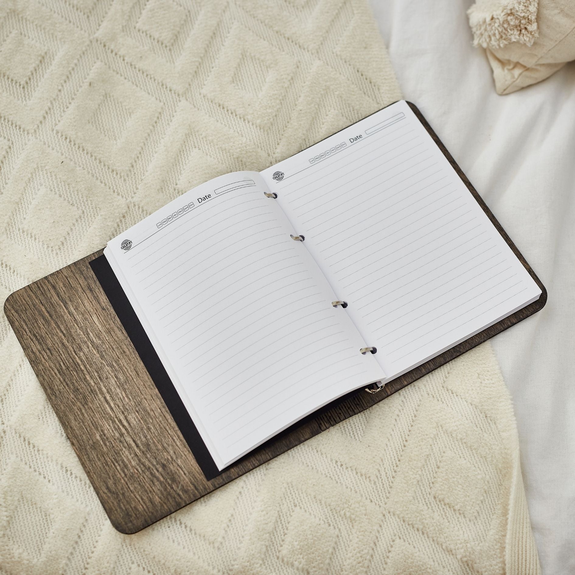 Wooden notebook Dream Catcher