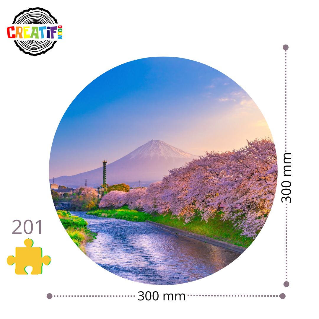 Mount Fuji Wooden Puzzle