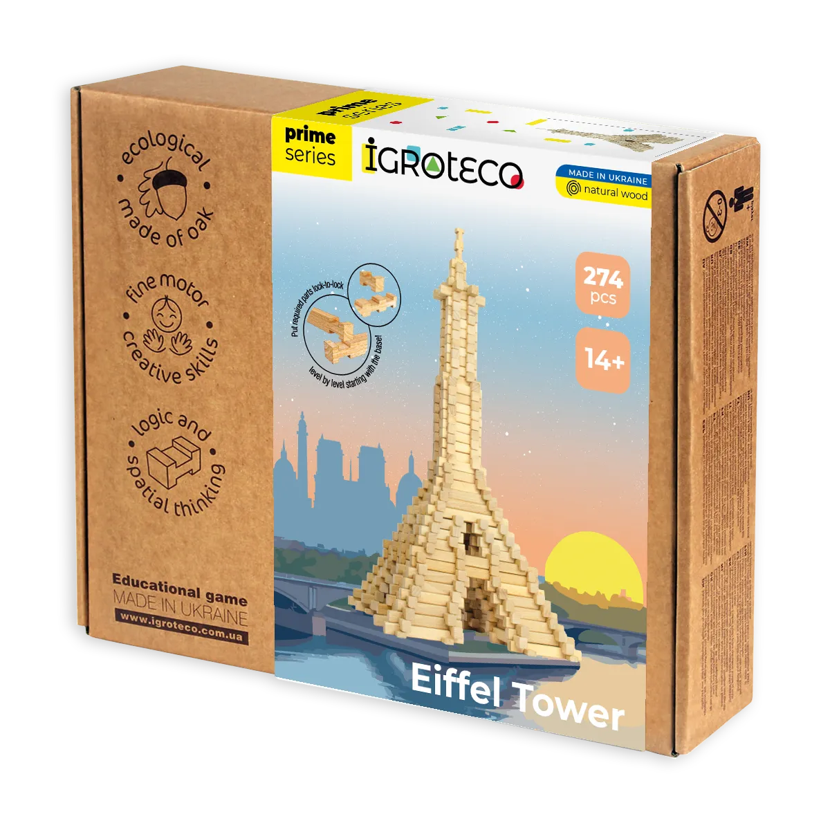 Eiffel Tower Wooden Construction Set