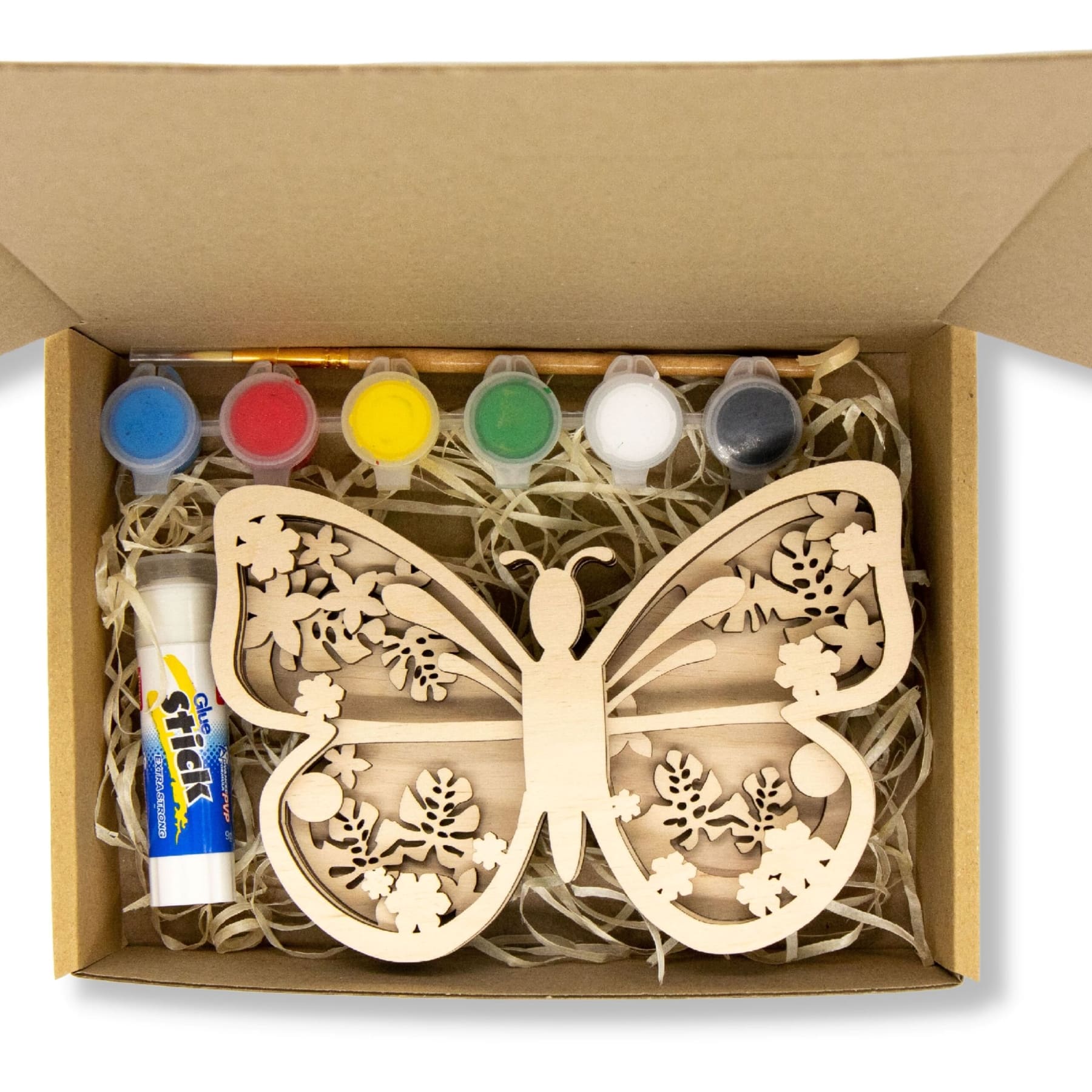 3D Wooden coloring kit Butterfly