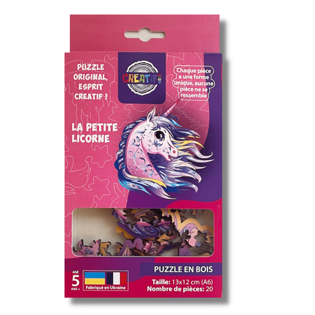 The Little Unicorn Wooden Puzzle
