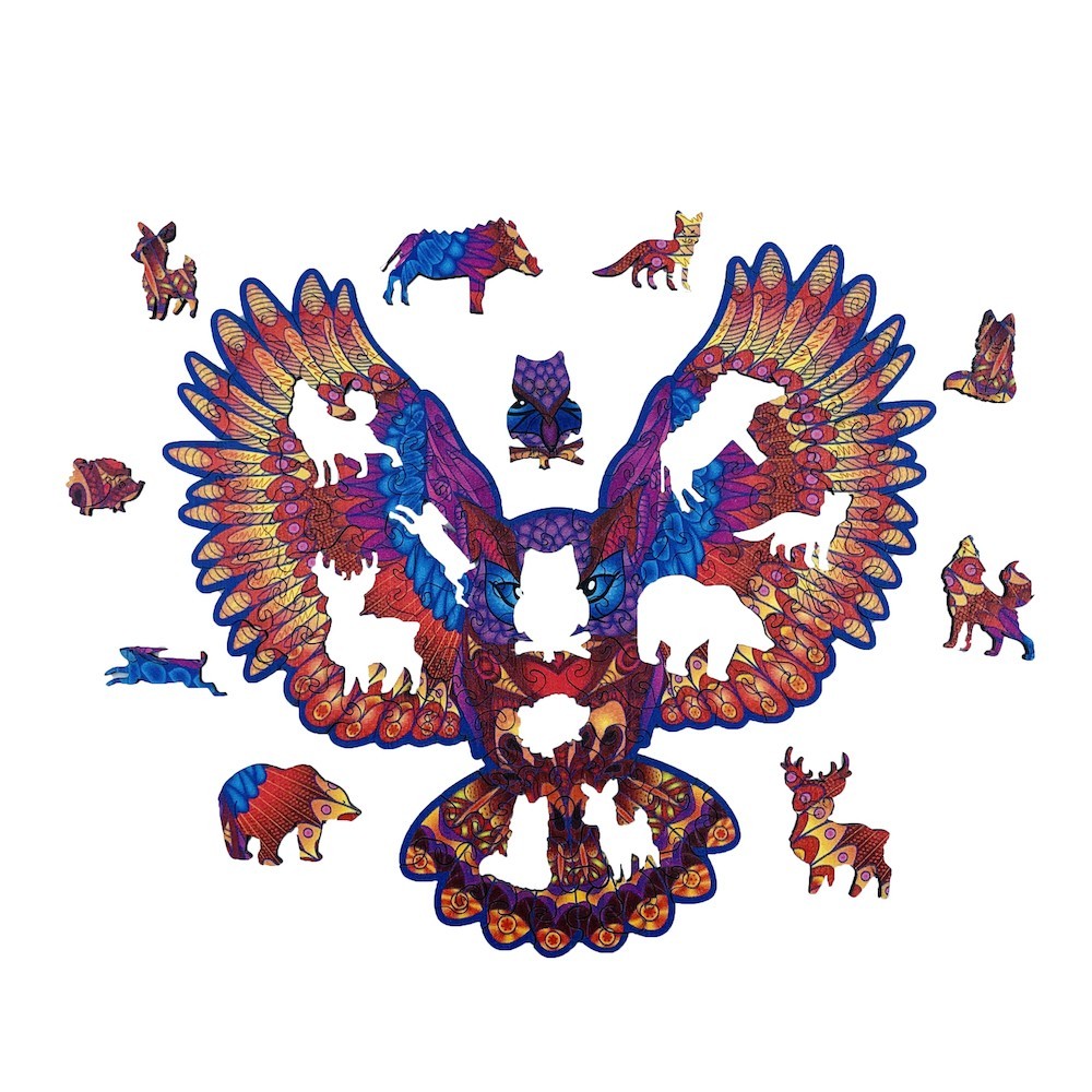 Sumptuous Owl Wooden Puzzle