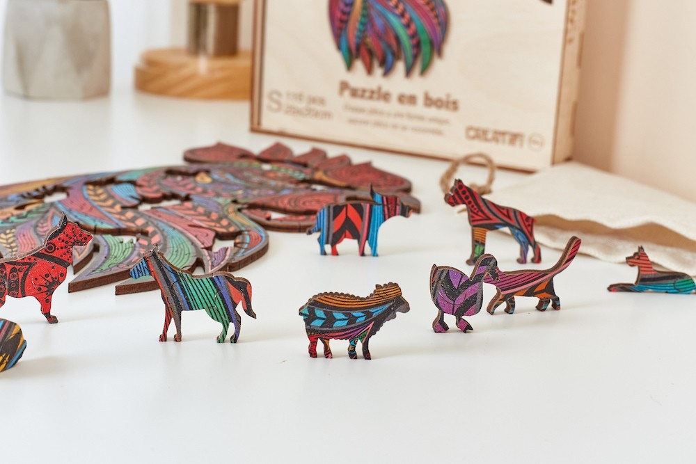 Singing Rooster Wooden Puzzle