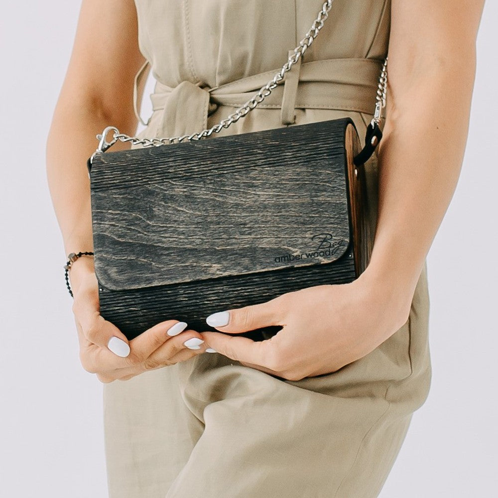 Cora wooden handbag