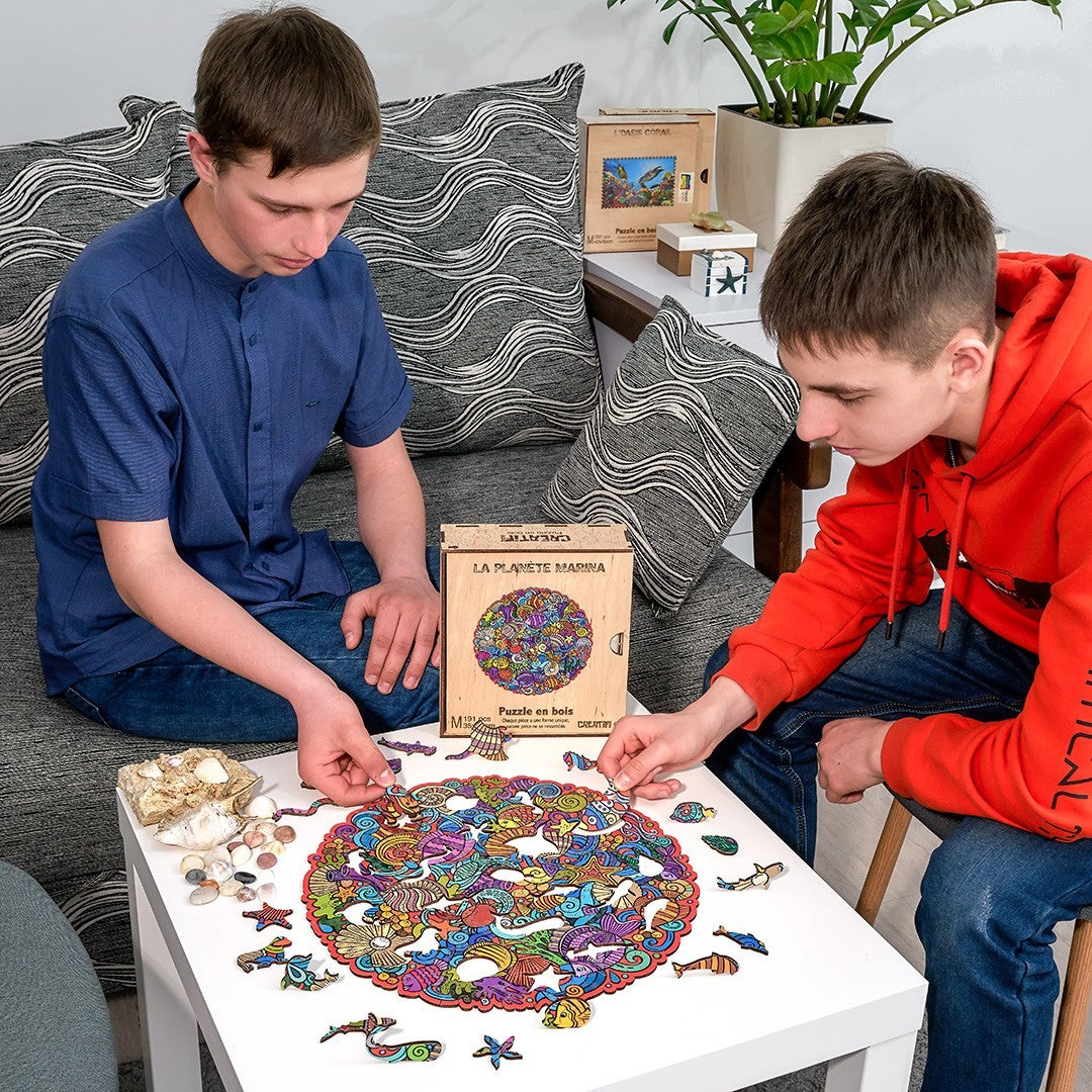 Planet Marina Wooden Puzzle
