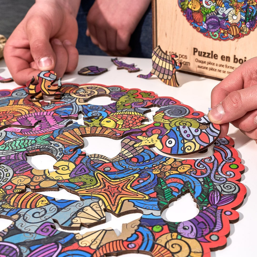 Planet Marina Wooden Puzzle