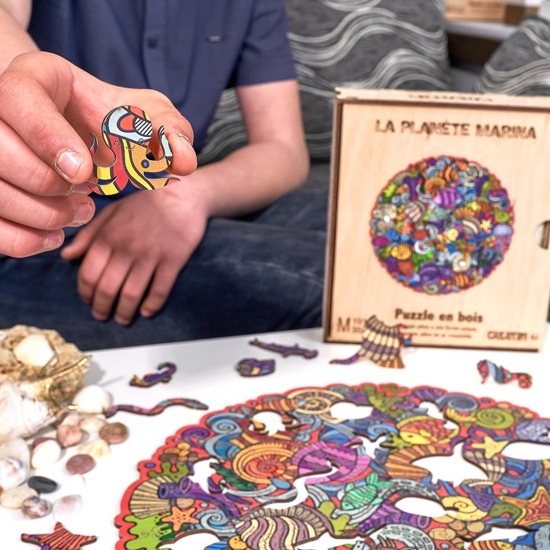Planet Marina Wooden Puzzle