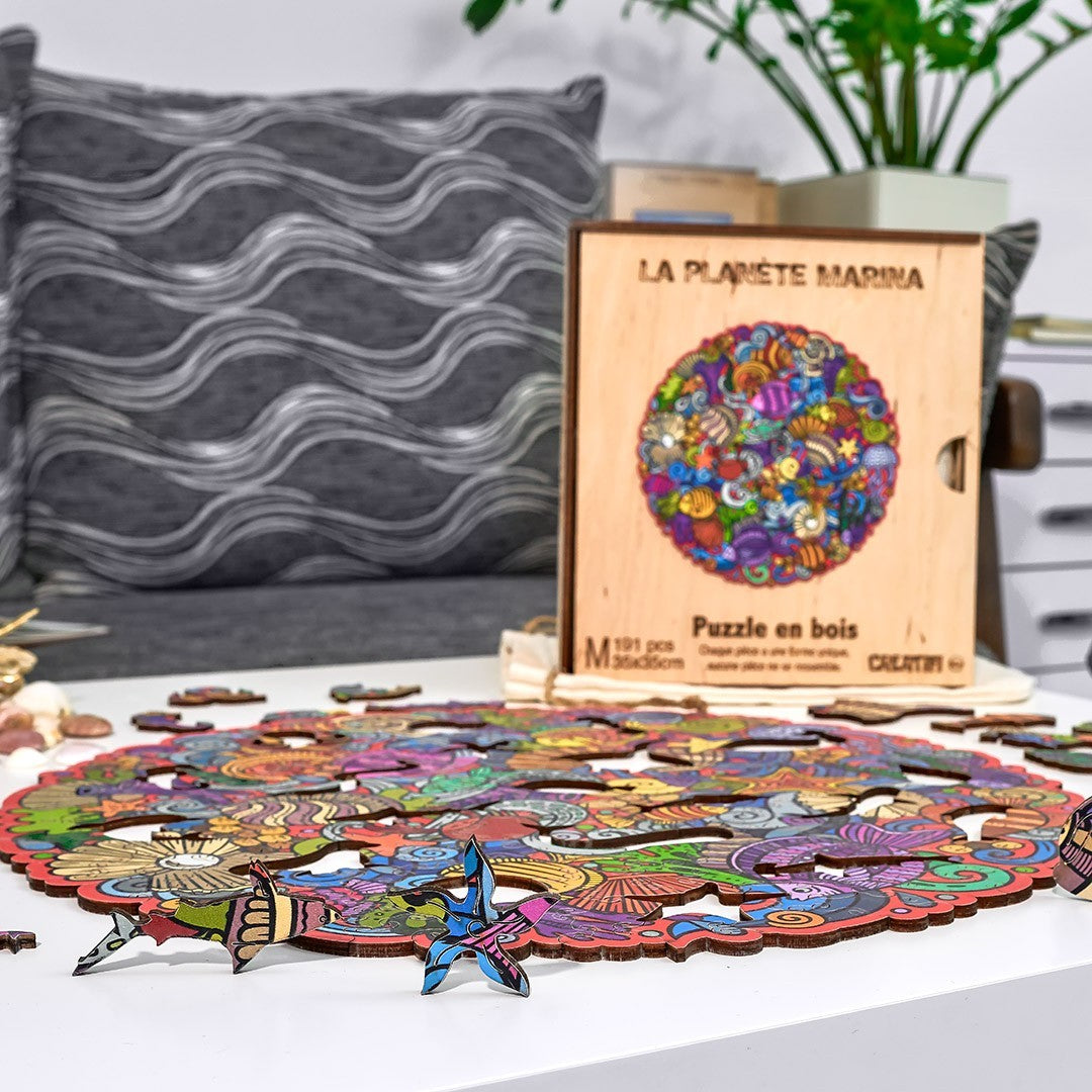 Planet Marina Wooden Puzzle