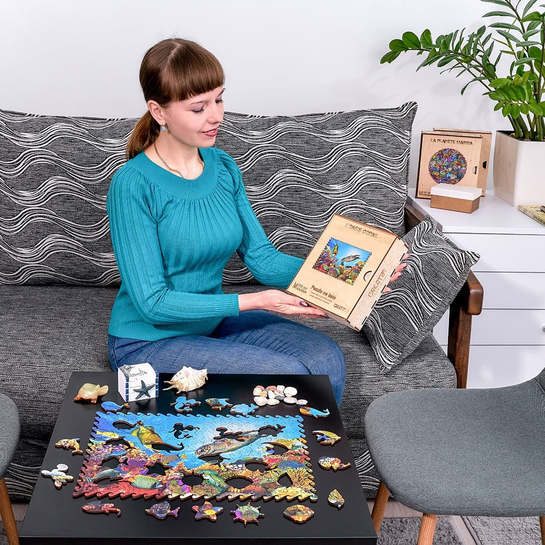 The Coral Oasis Wooden puzzle