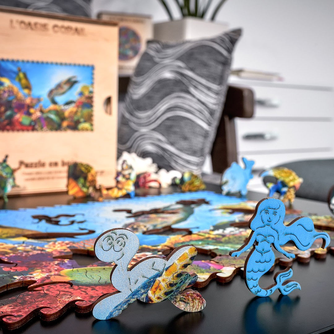 The Coral Oasis Wooden puzzle